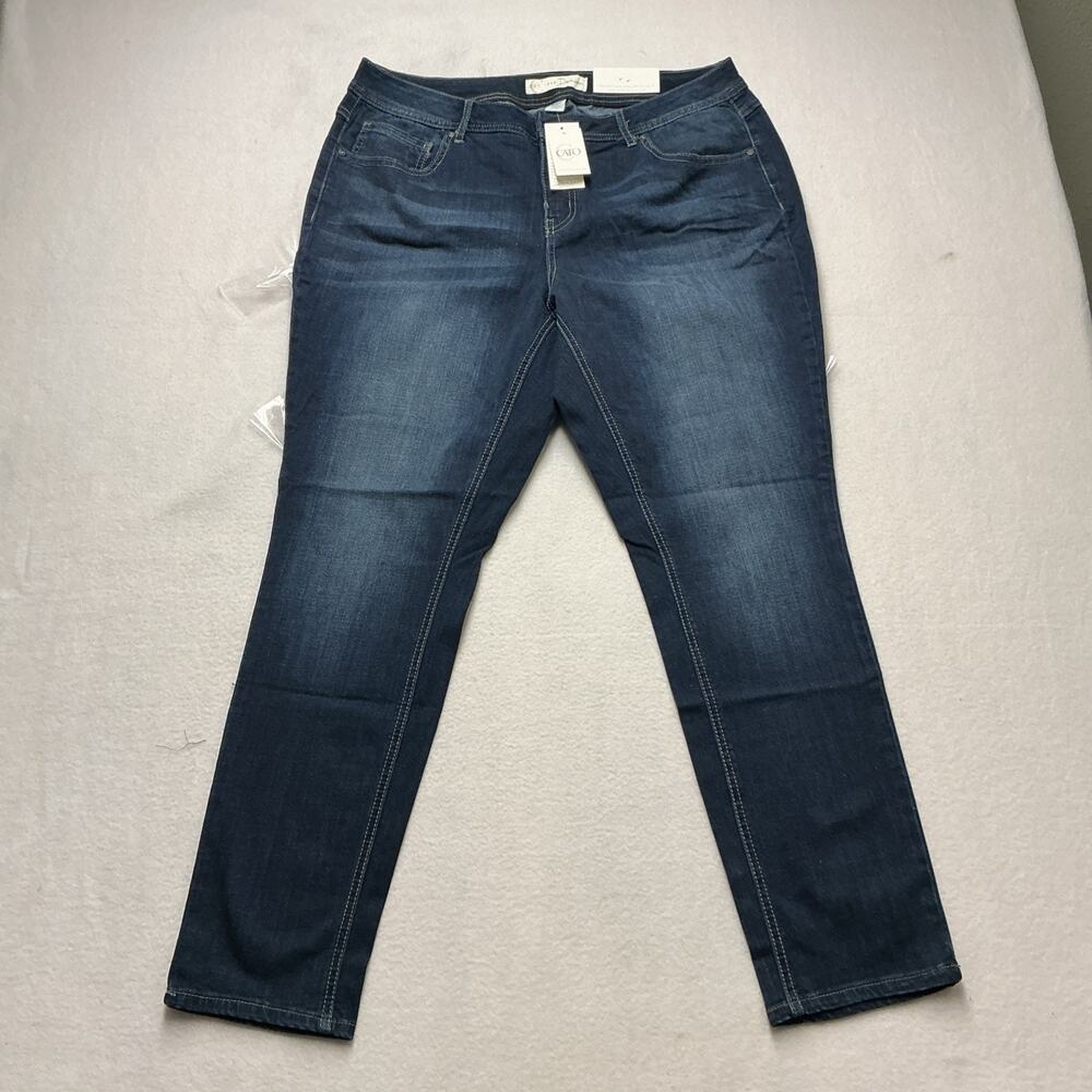 Cato Women’s Jeans Blue Denim Classic Skinny Jeans Sz 16WP NWT, 4189